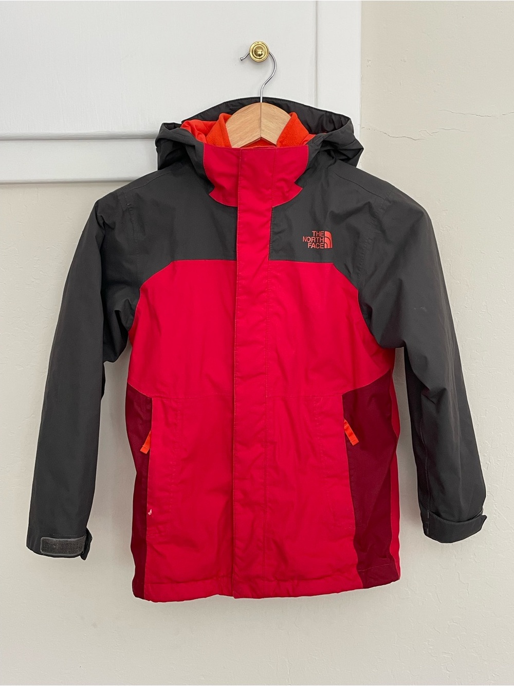 The North Face Boy’s Red & Gray Triclimate 3-in-1 Jacket
